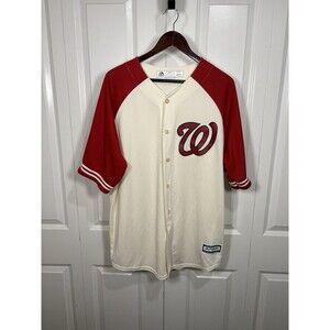 Majestic Cool Base Washington Nationals Jersey Mens XL Baseball MLB Fan Apparel
